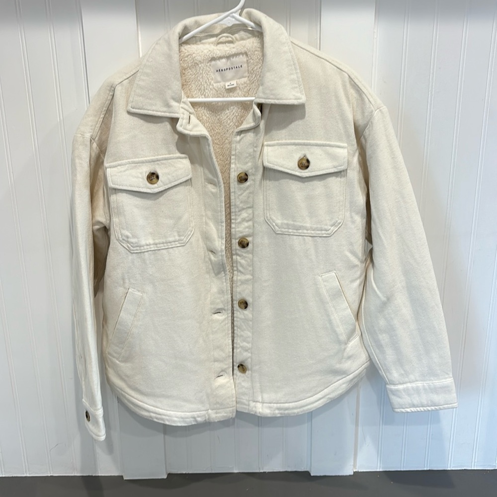 Aeropostale Fleece Lined Utility Jacket